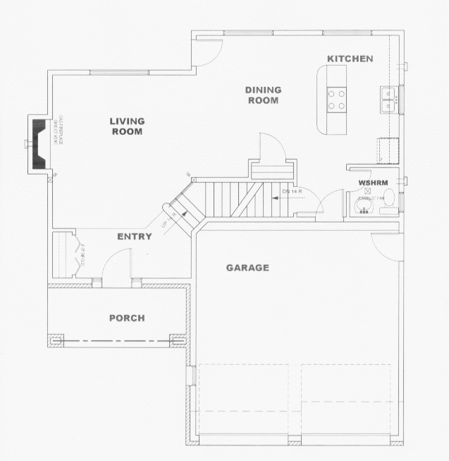kormack model floor plan level one